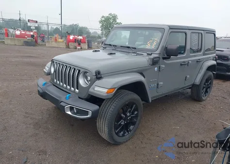 2023 Jeep Wrangler 4Xe Sahara 4X4 from USA, damaged, VIN 1C4JJXP6XPW698886